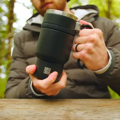 BruTrek Double Shot 3.0 Travel Press Mug